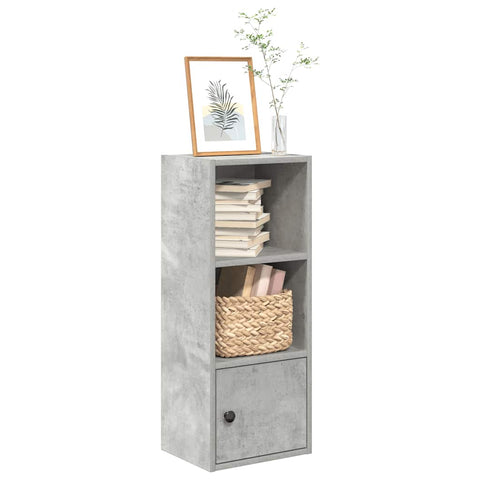 vidaXL Bookcase Concrete Grey 31x24x77 cm Engineered Wood