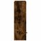 vidaXL Bookcase Smoked Oak 31x24x77 cm Engineered Wood