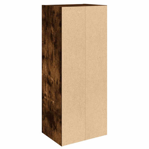 vidaXL Bookcase Smoked Oak 31x24x77 cm Engineered Wood
