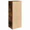 vidaXL Bookcase Smoked Oak 31x24x77 cm Engineered Wood