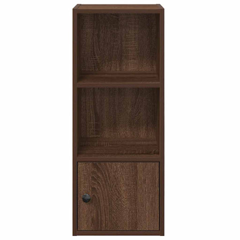 vidaXL Bookcase Brown Oak 31x24x77 cm Engineered Wood