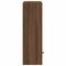vidaXL Bookcase Brown Oak 31x24x77 cm Engineered Wood