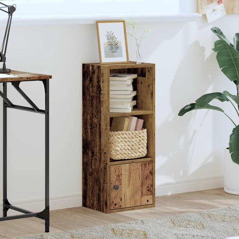 vidaXL Bookcase Old Wood 31x24x77 cm Engineered Wood