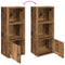 vidaXL Bookcase Old Wood 31x24x77 cm Engineered Wood