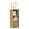 vidaXL Bookcase Artisan Oak 31x24x77 cm Engineered Wood