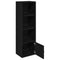 vidaXL Bookcase Black Oak 31x24x102 cm Engineered Wood