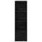 vidaXL Bookcase Black Oak 31x24x102 cm Engineered Wood