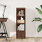 vidaXL Bookcase Brown Oak 31x24x102 cm Engineered Wood