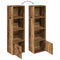 vidaXL Bookcase Old Wood 31x24x102 cm Engineered Wood