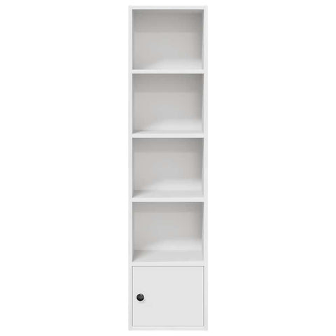 vidaXL Bookcase White 31x24x127 cm Engineered Wood