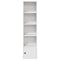 vidaXL Bookcase White 31x24x127 cm Engineered Wood