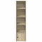 vidaXL Bookcase Sonoma Oak 31x24x127 cm Engineered Wood