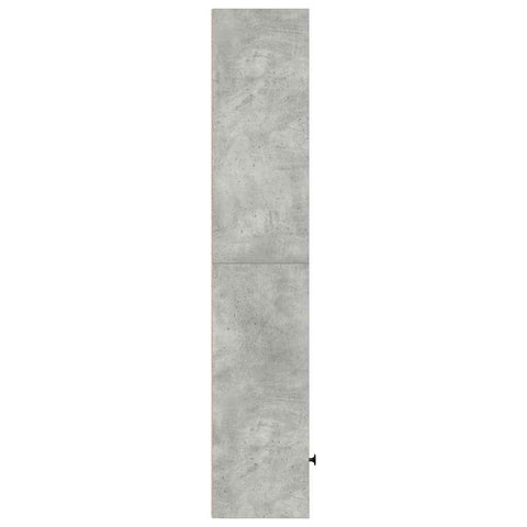 vidaXL Bookcase Concrete Grey 31x24x127 cm Engineered Wood
