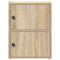 vidaXL Bookcase Sonoma Oak 40x24x52 cm Engineered Wood