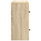 vidaXL Bookcase Sonoma Oak 40x24x52 cm Engineered Wood