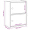 vidaXL Bookcase Sonoma Oak 40x24x52 cm Engineered Wood