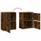vidaXL Bookcase Smoked Oak 40x24x52 cm Engineered Wood