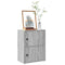 vidaXL Bookcase Grey Sonoma 40x24x52 cm Engineered Wood