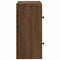 vidaXL Bookcase Brown Oak 40x24x52 cm Engineered Wood