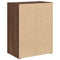 vidaXL Bookcase Brown Oak 40x24x52 cm Engineered Wood
