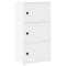 vidaXL Bookcase White 40x24x77 cm Engineered Wood
