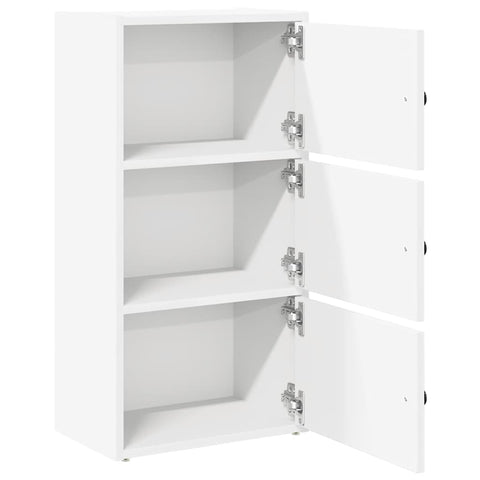 vidaXL Bookcase White 40x24x77 cm Engineered Wood