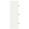 vidaXL Bookcase White 40x24x77 cm Engineered Wood
