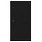 vidaXL Bookcase Black Oak 40x24x77 cm Engineered Wood