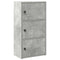 vidaXL Bookcase Concrete Grey 40x24x77 cm Engineered Wood