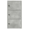 vidaXL Bookcase Concrete Grey 40x24x77 cm Engineered Wood