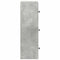 vidaXL Bookcase Concrete Grey 40x24x77 cm Engineered Wood
