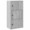 vidaXL Bookcase Grey Sonoma 40x24x77 cm Engineered Wood