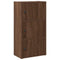vidaXL Bookcase Brown Oak 40x24x77 cm Engineered Wood