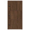 vidaXL Bookcase Brown Oak 40x24x77 cm Engineered Wood