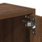 vidaXL Bookcase Brown Oak 40x24x77 cm Engineered Wood