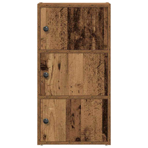 vidaXL Bookcase Old Wood 40x24x77 cm Engineered Wood
