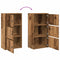 vidaXL Bookcase Old Wood 40x24x77 cm Engineered Wood