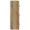 vidaXL Bookcase Artisan Oak 40x24x77 cm Engineered Wood