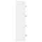 vidaXL Bookcase White 40x24x102 cm Engineered Wood
