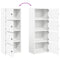 vidaXL Bookcase White 40x24x102 cm Engineered Wood