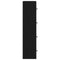 vidaXL Bookcase Black Oak 40x24x102 cm Engineered Wood