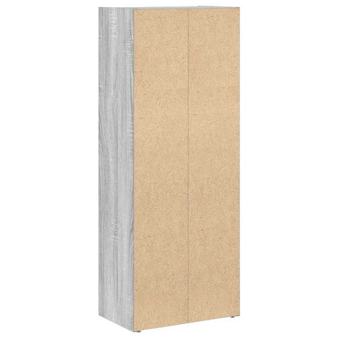 vidaXL Bookcase Grey Sonoma 40x24x102 cm Engineered Wood