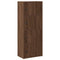 vidaXL Bookcase Brown Oak 40x24x102 cm Engineered Wood