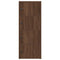 vidaXL Bookcase Brown Oak 40x24x102 cm Engineered Wood