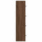 vidaXL Bookcase Brown Oak 40x24x102 cm Engineered Wood