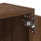 vidaXL Bookcase Brown Oak 40x24x102 cm Engineered Wood