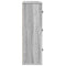 vidaXL Bookcase Grey Sonoma 60x24x76.5 cm Engineered Wood
