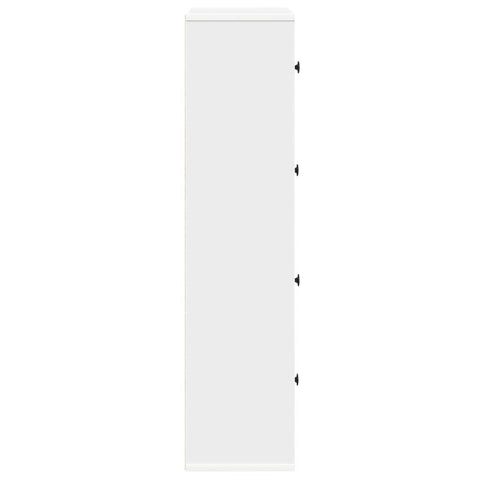 vidaXL Bookcase White 60x24x101.5 cm Engineered Wood