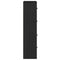 vidaXL Bookcase Black Oak 60x24x101.5 cm Engineered Wood