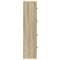 vidaXL Bookcase Sonoma Oak 60x24x101.5 cm Engineered Wood